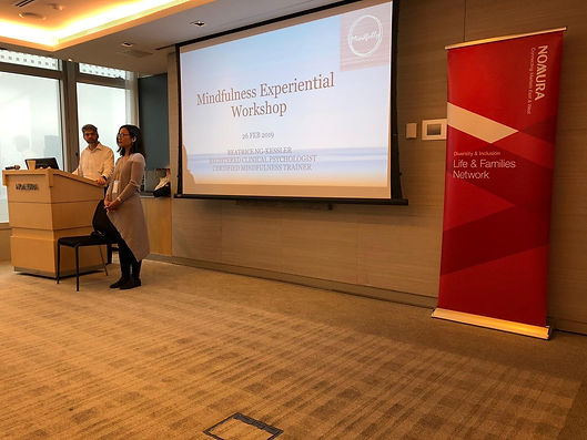 Nomura mindfulness workshop clinica psychologist
