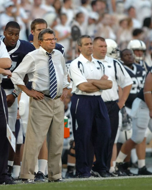 Joe Paterno and Wayne Sebastianelli