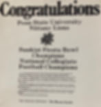 An ad from the Arizona Republic the morning after the 1987 Fiesta Bowl.
