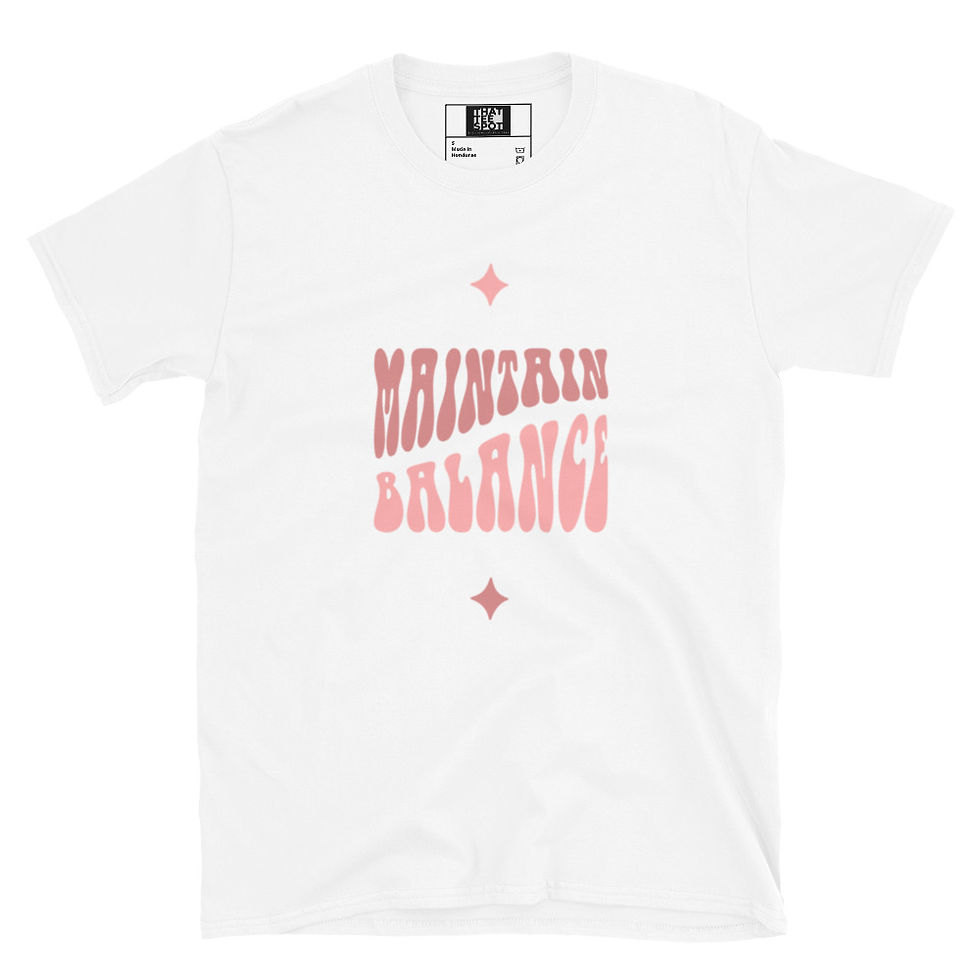 Maintain Balance, softstyle tee