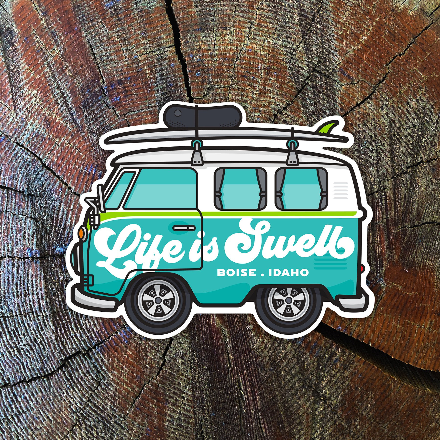 Life Is Swell Sticker