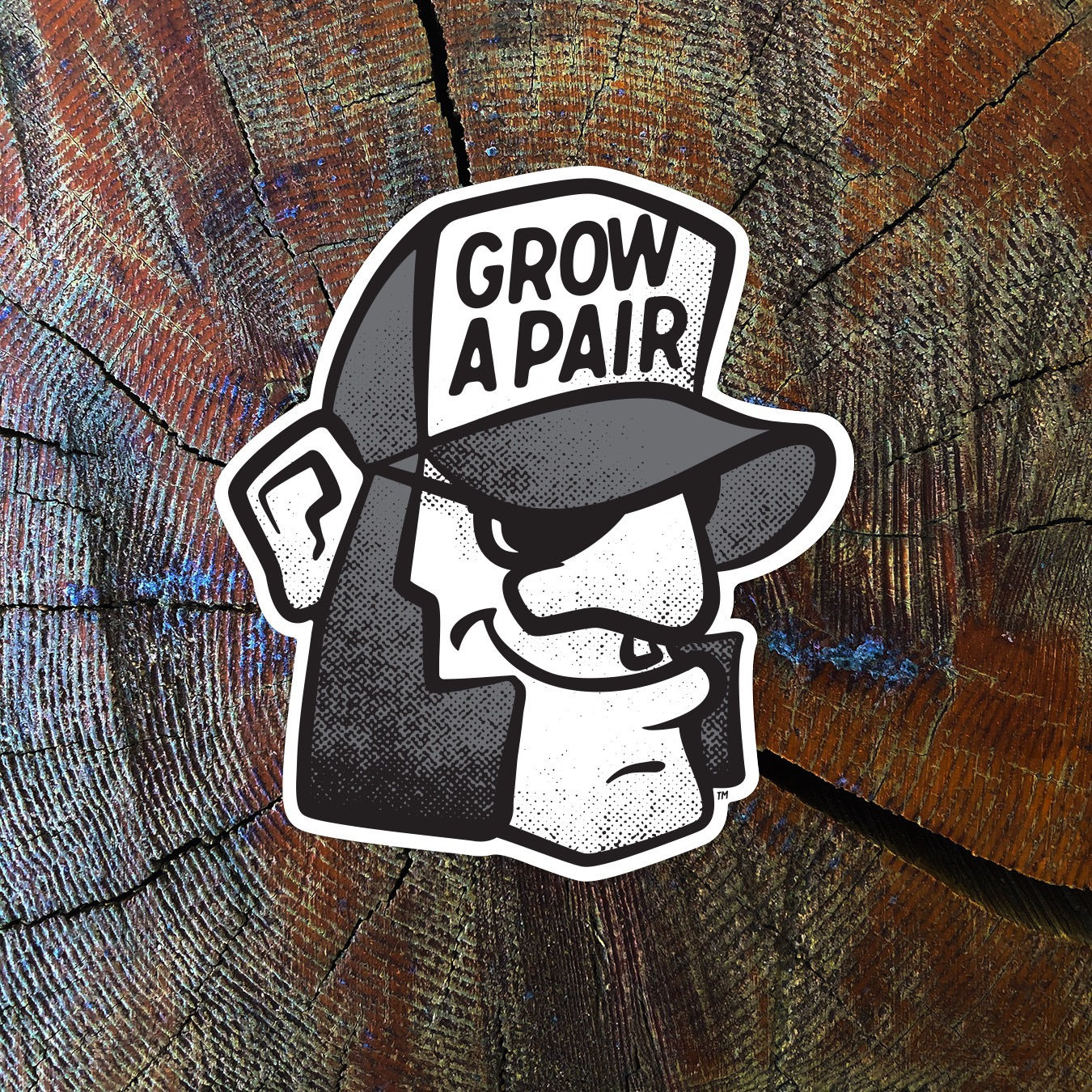 Grow A Pair Sticker