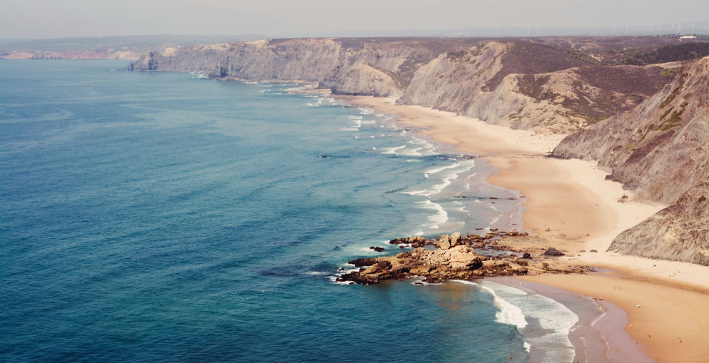 A wild beach on the Costa Vicentina, Algarve, Portugal.