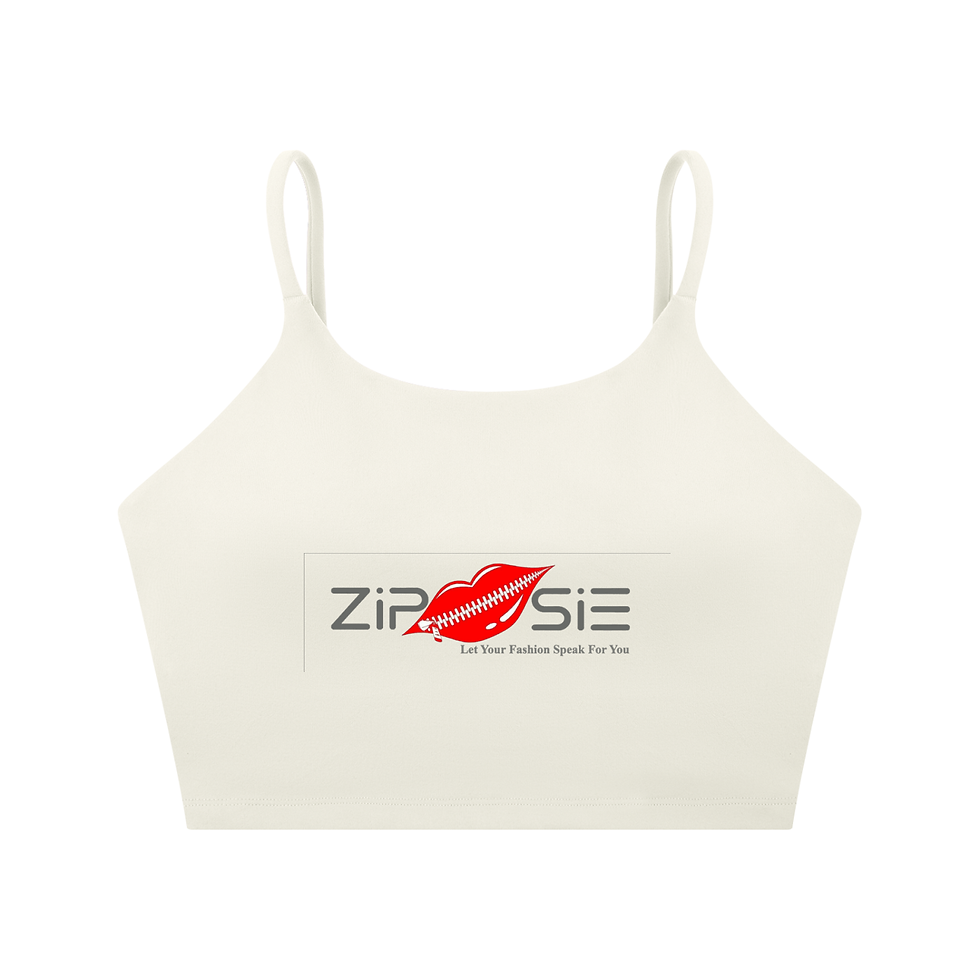 Thumbnail: Zipsie Spaghetti Strap Yoga Sports Bra
