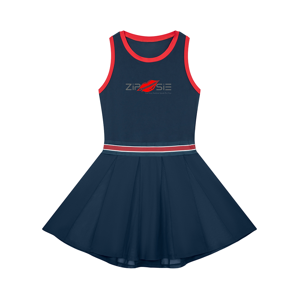 Thumbnail: Zipsie Women's Color Block A-Line Sleeveless Dress