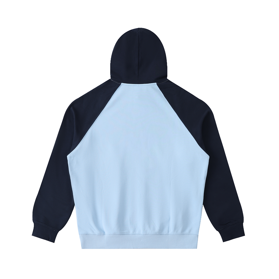 Thumbnail: Zipsie Department Color-Block Raglan Sleeve Hoodie