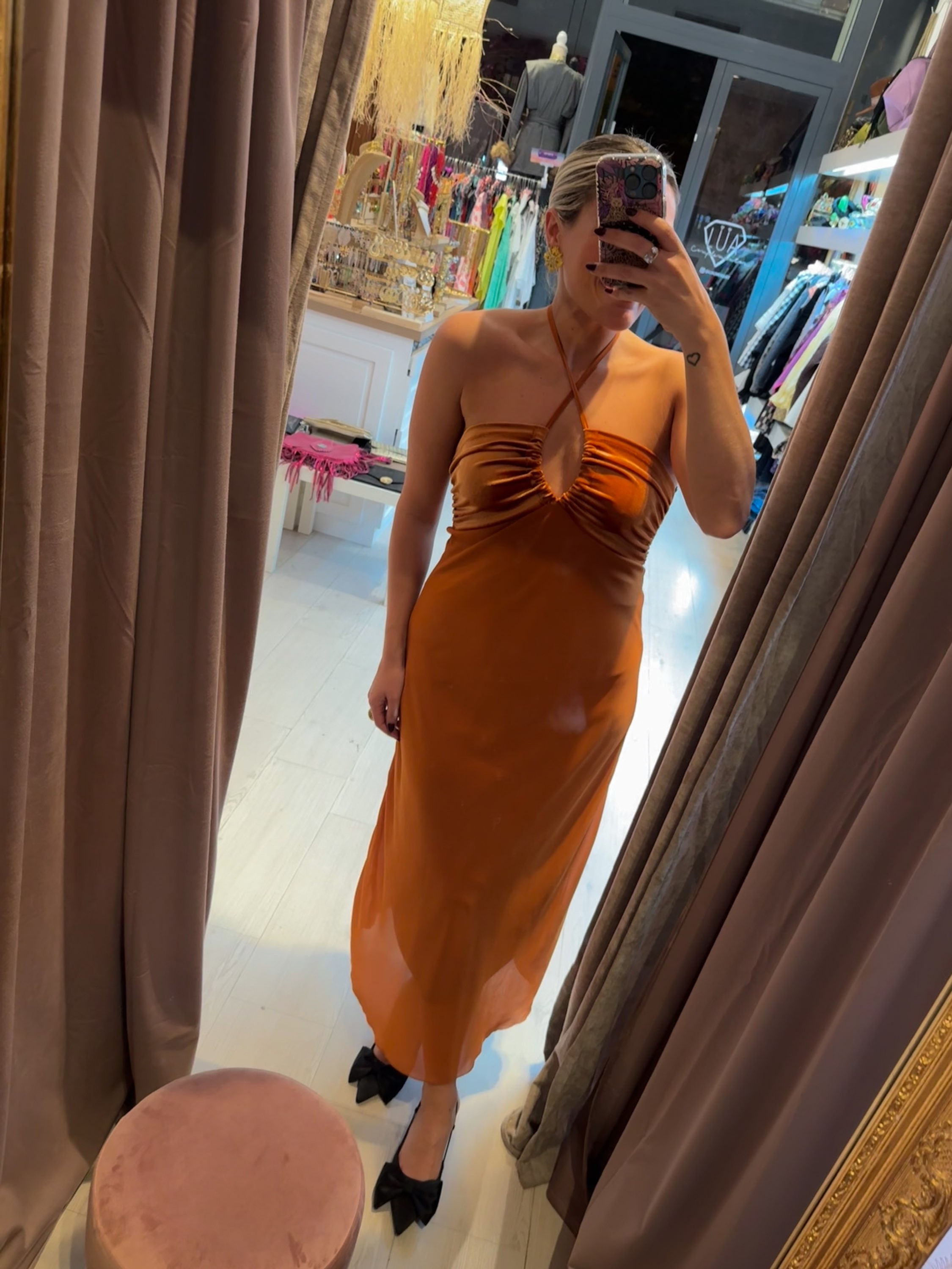 Vestido Penélope caldera