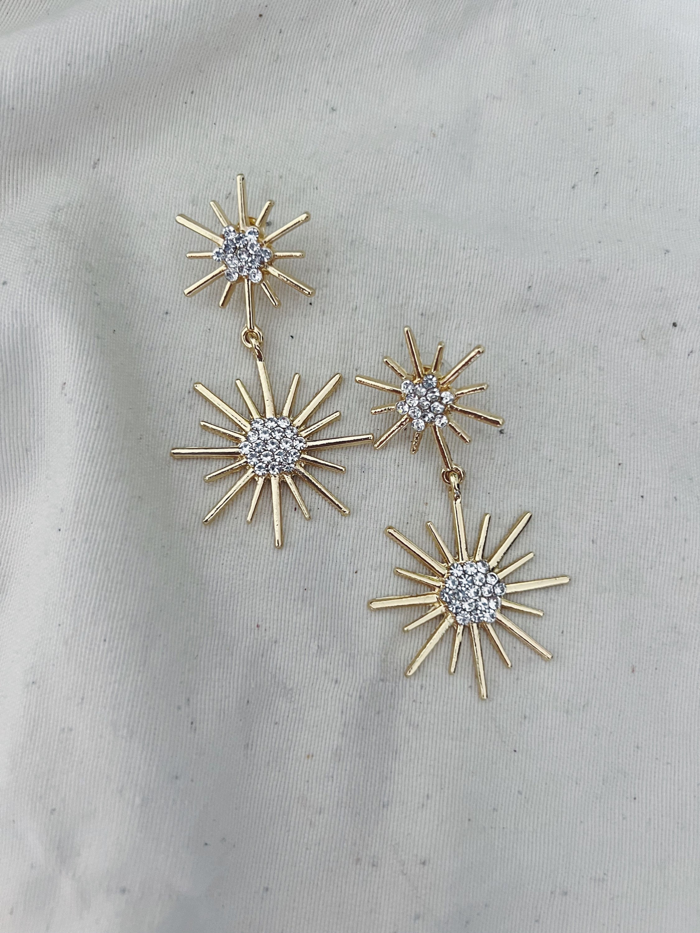 Pendientes constelación brillos 