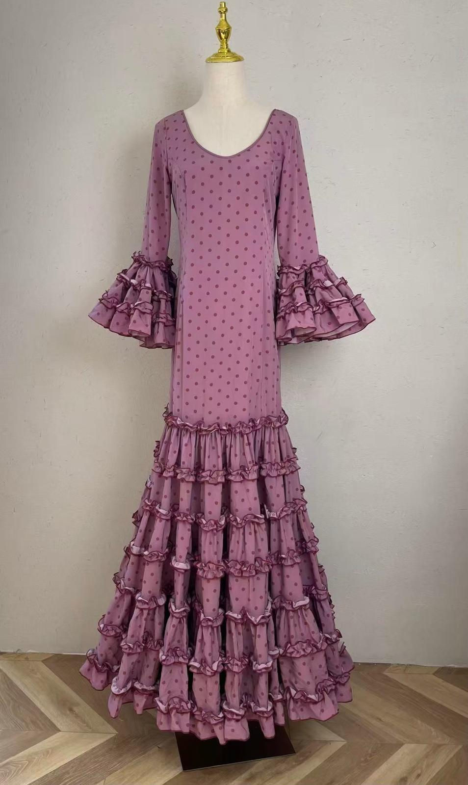 Miniatura: Traje flamenca Sur lunares  