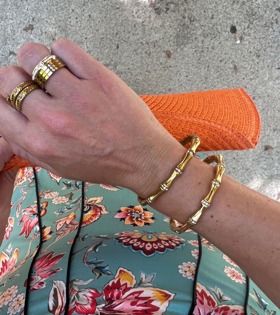 Miniatura: Pulsera bambú brillo 