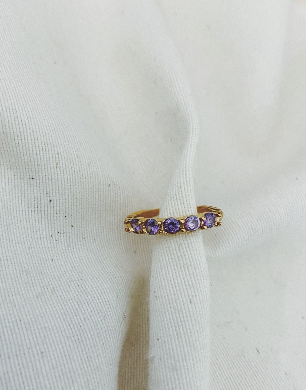 Anillo Monería lila