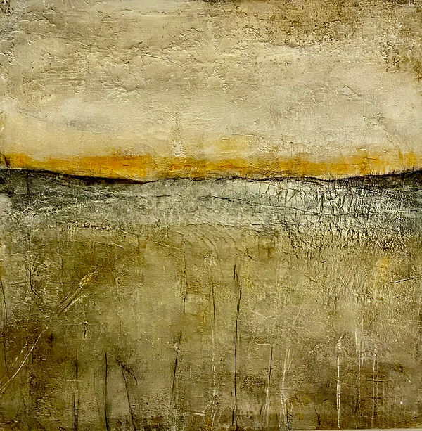Sumpfkalk auf Leinwand, 100x100 cm