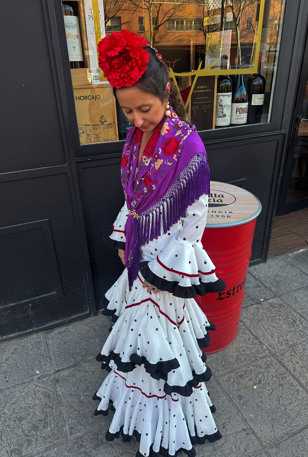 Miniatura: Traje  flamenca Azucena 