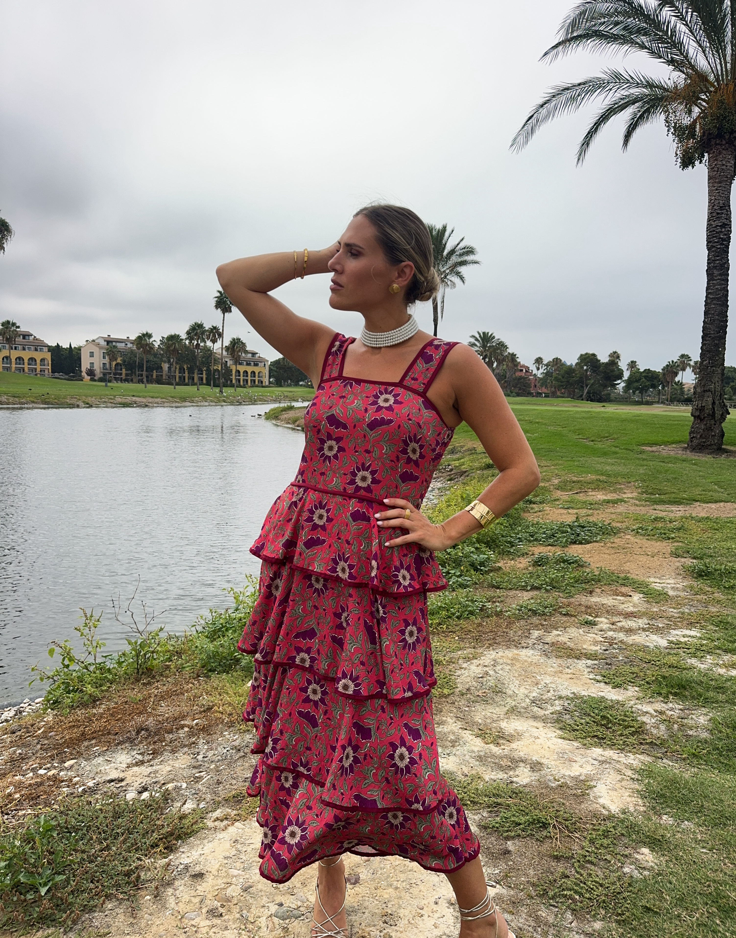 Vestido Mallorca fucsia
