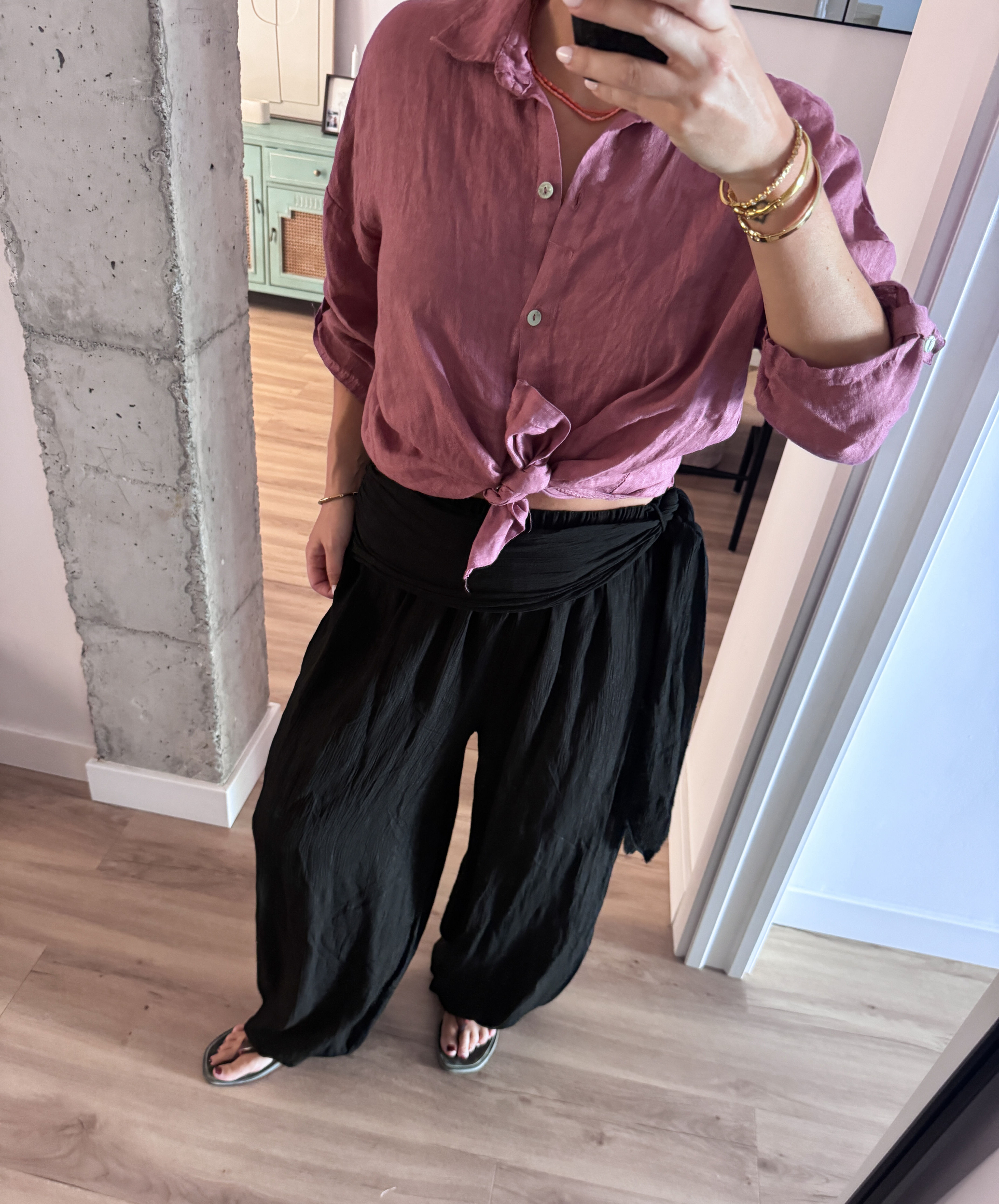 Pantalón beso negro