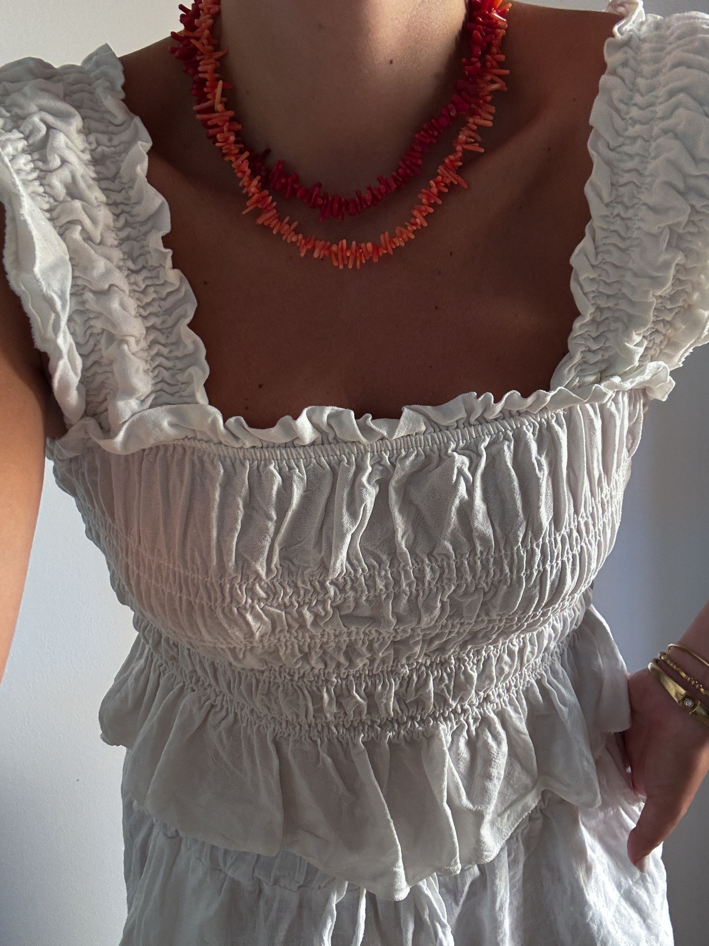 Collar corales coral 