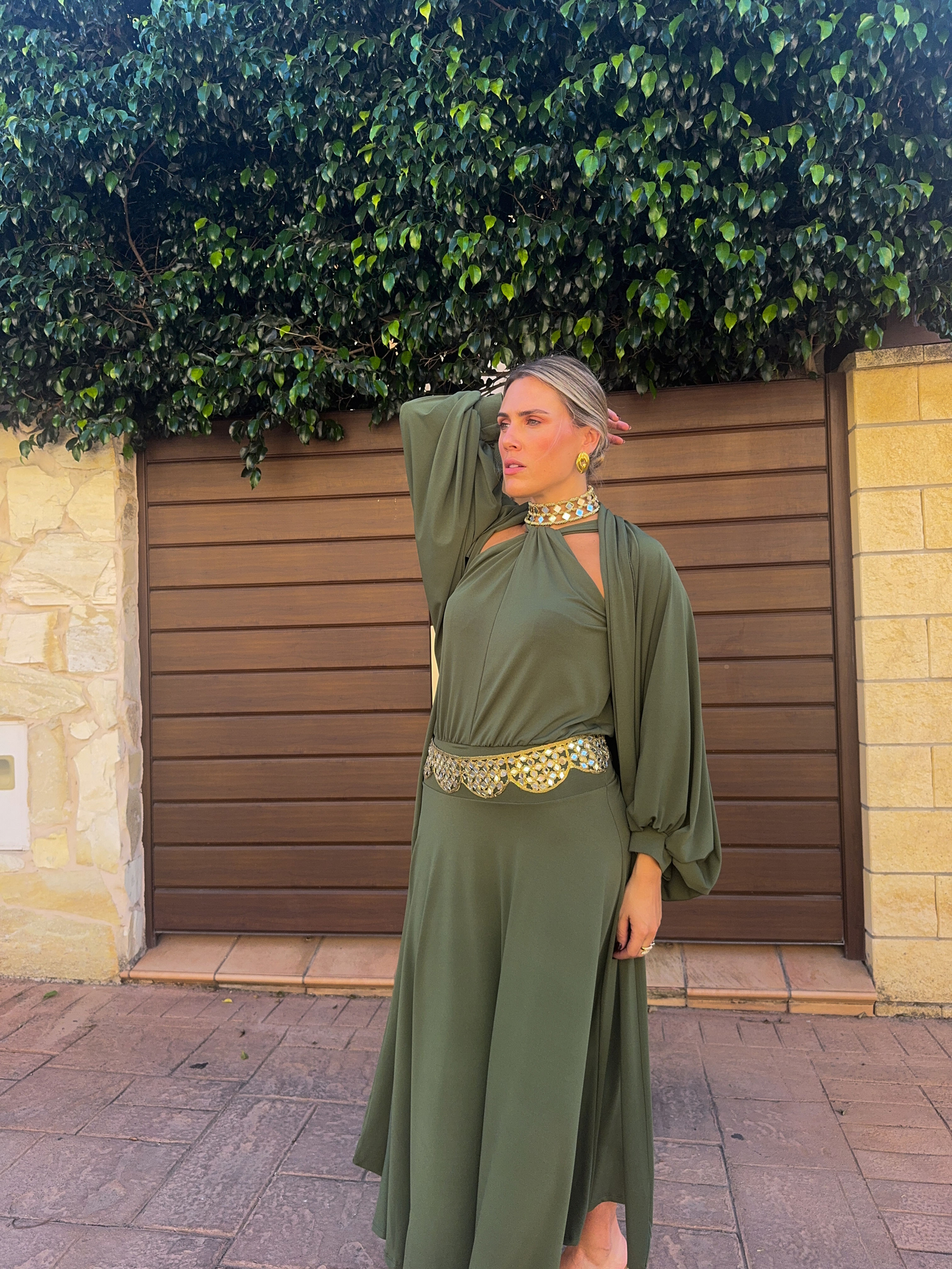 Vestido Atelier verde 