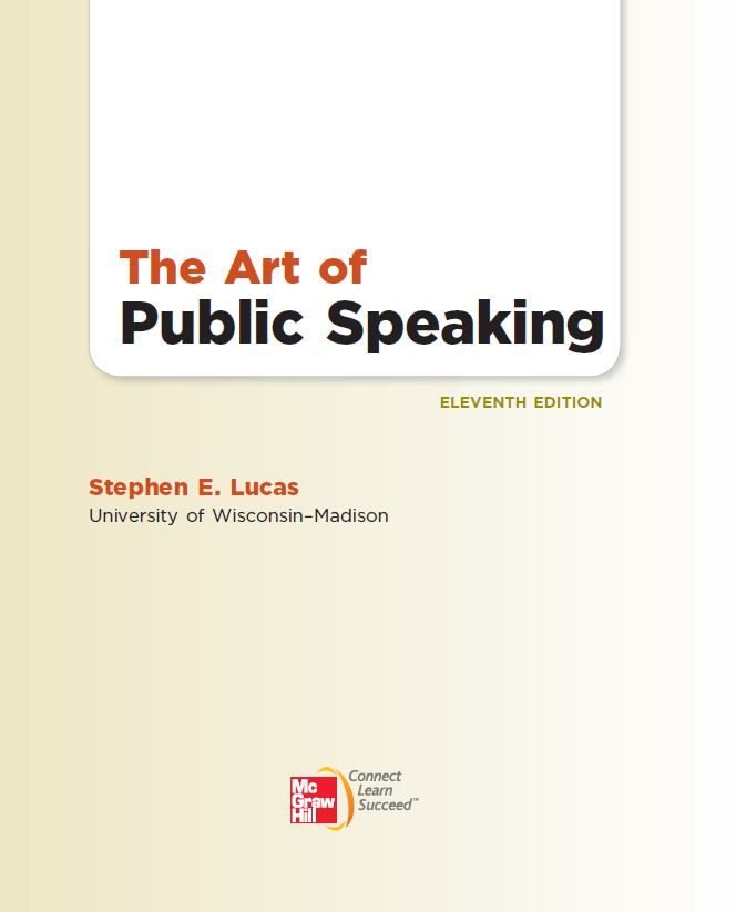 Thumbnail: The Art of Public Speaking, 11th Edition by Stephen Lucas