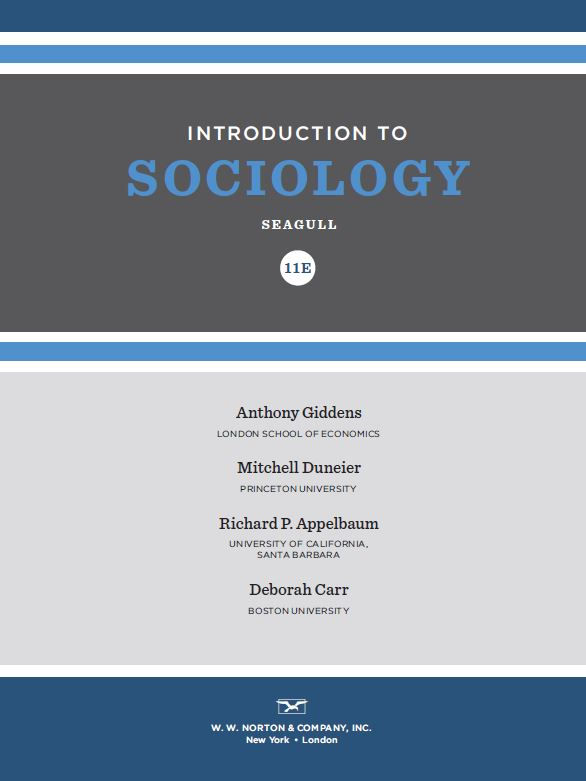 Thumbnail: Introduction to Sociology Seagull Eleventh Edition