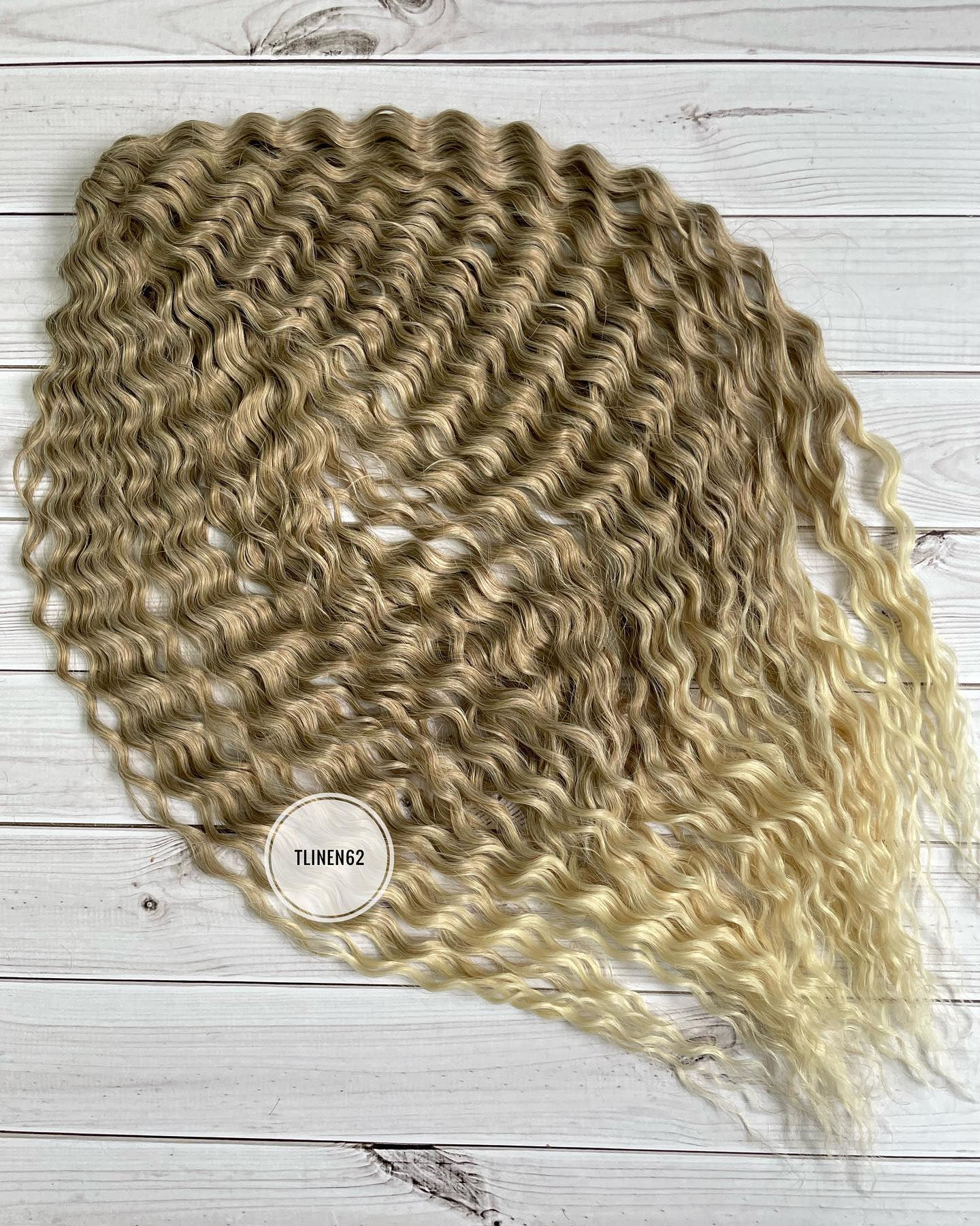 Афрокучері Ariel Lux, 75-80 см, колір Linen 62