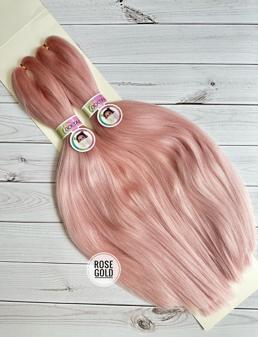 Канекалон Coctail, колір Rose Gold