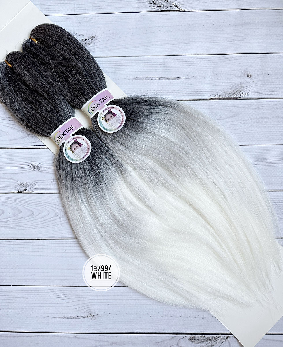 Канекалон Coctail, колір 1B/99/White