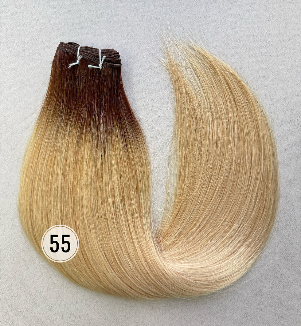 Пряме термоволокно на тресі, колір 55