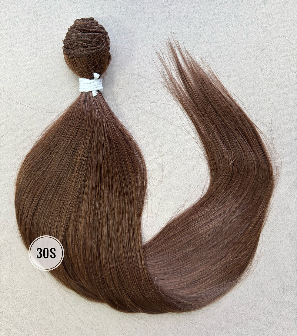 Пряме термоволокно на тресі, колір 30S