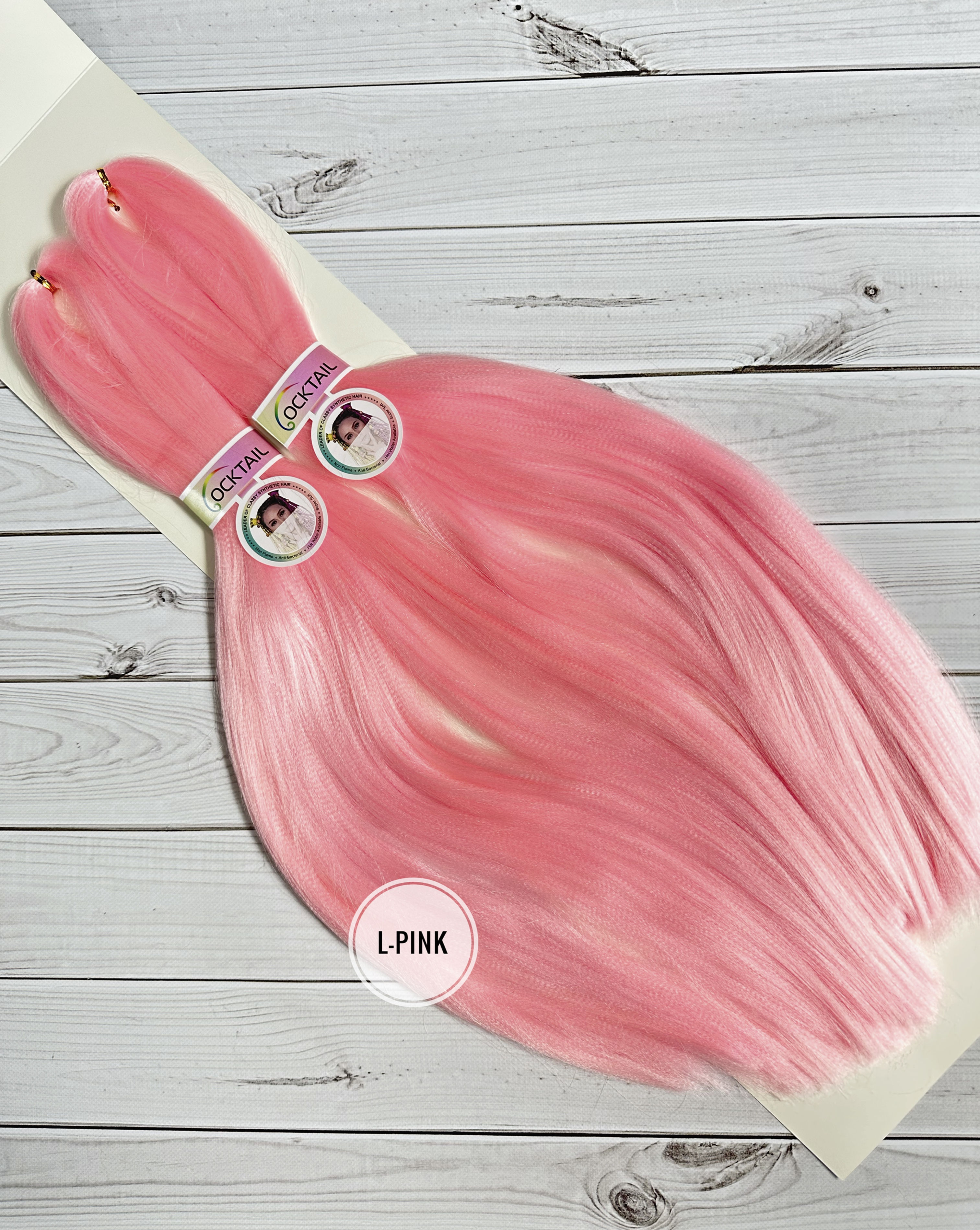 Канекалон Coctail, колір L- Pink