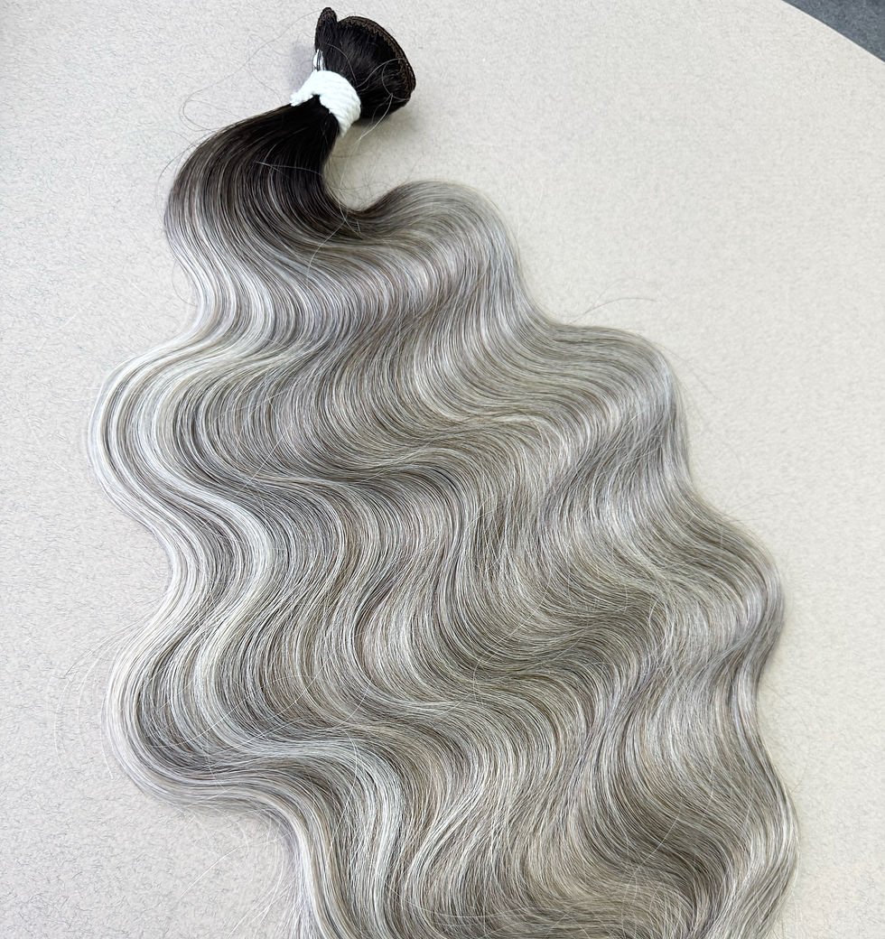 Прев'ю: Термоволокно на тресі, хвиля Body, колір Ombre  Grey