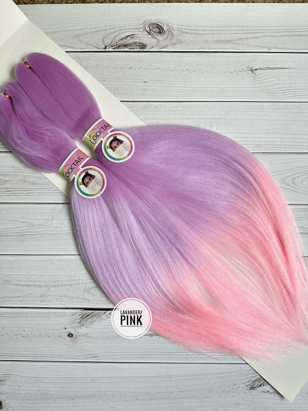 Канекалон Coctail, колір Lavander/L-Pink