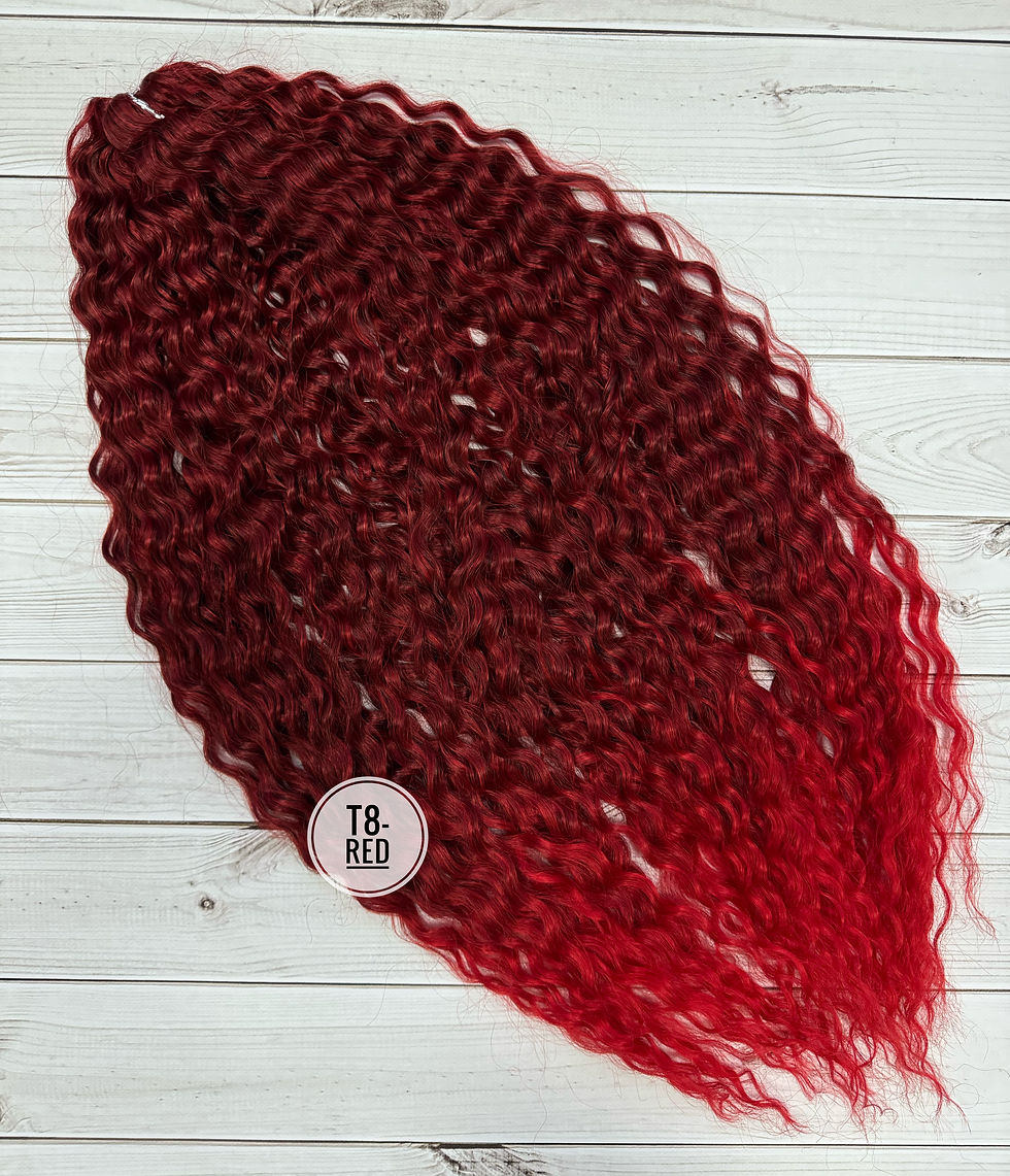 Афрокучері Ariel Lux, 75-80 см, колір T8-Red