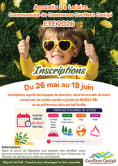 🎯Inscriptions pour les accueils de loisirs d'été 2026