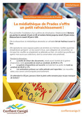 📚 Fermeture temporaire de la médiathèque intercommunale de Prades