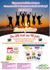 🌞Inscriptions été 2026 – Espaces Loisirs Jeunes