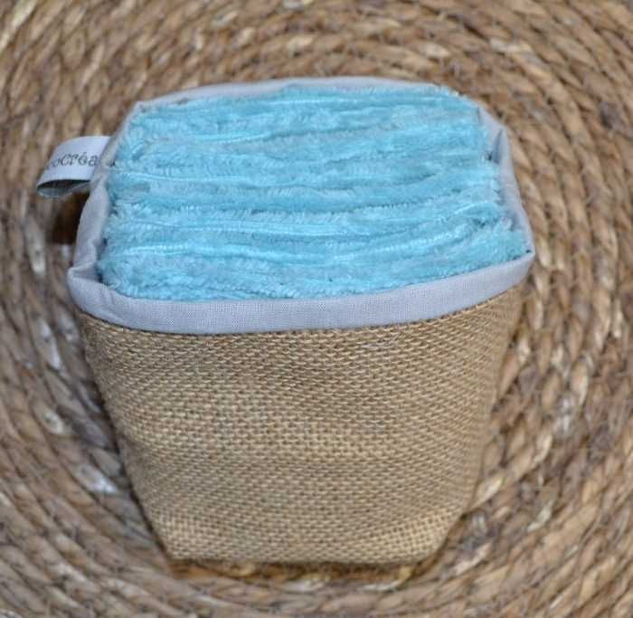 Miniature : Lot de 4 lingettes démaquillante double face