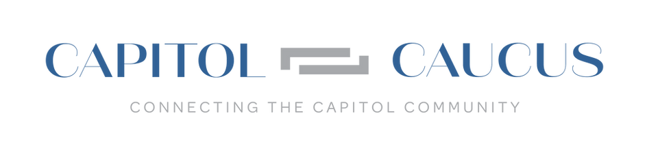 Capitol Caucus Logo and tagline- Connecting the Capitol Community