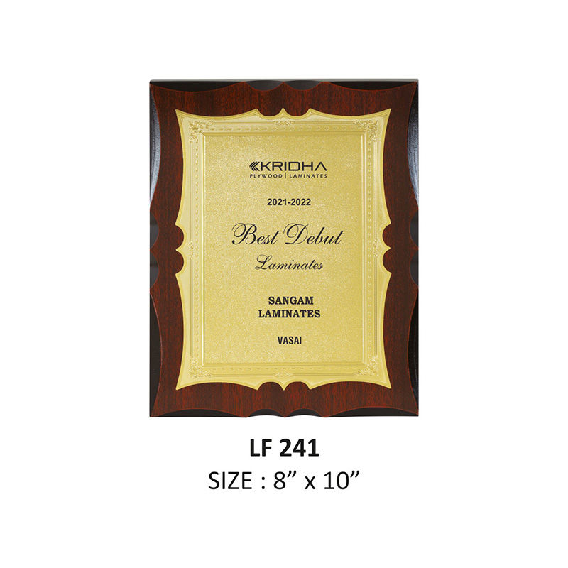 Thumbnail: Wood and Metal Frame Trophies