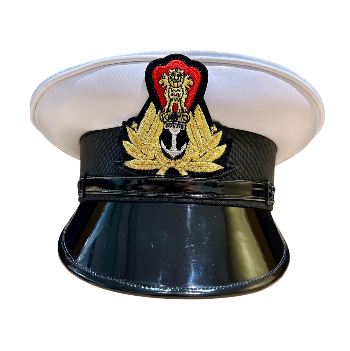 Navy Officers Peak Cap with Badge