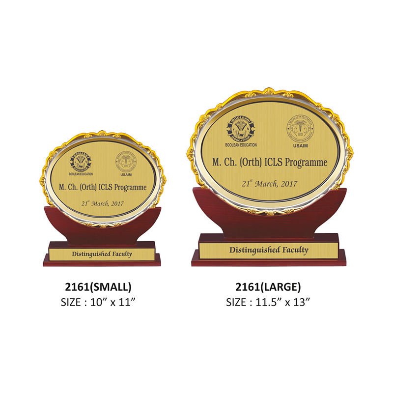 Thumbnail: Wood and Metal Frame Trophies