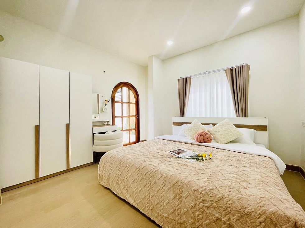 Thumbnail: บ้านเดี่ยวมูจิน่ารัก ตกแต่งเฟอร์ฯครบพร้อมอยู่ แถวช้างเผือก Muji house for rent