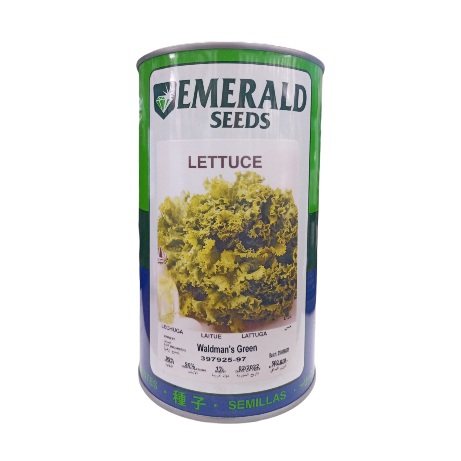 Lechuga Waldman's Green - Emerald Seeds