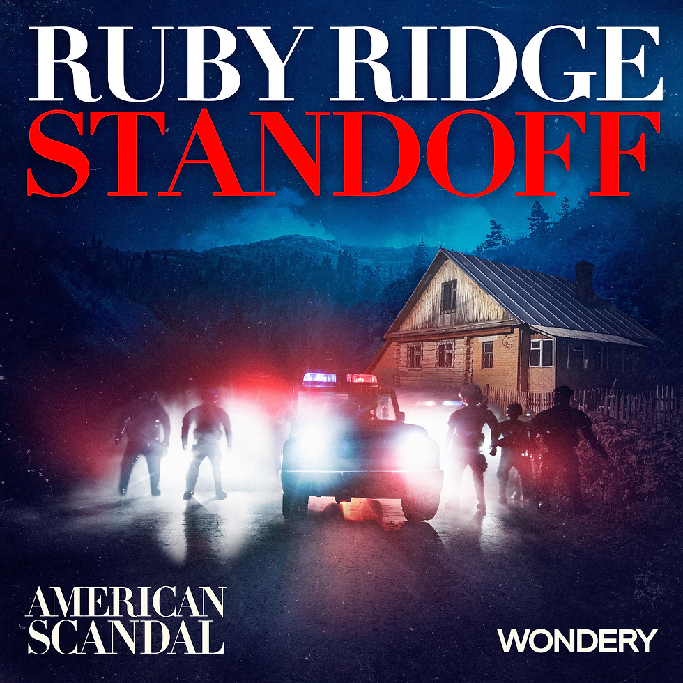 cover art of a house with people standing in front of car lights