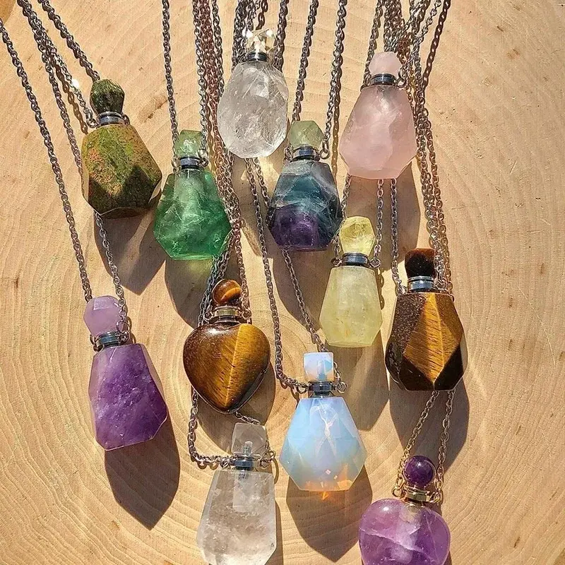 Thumbnail: Crystal Diffuser Necklace Pendant