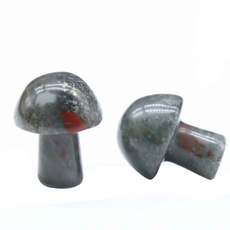 Thumbnail: Natural Mini Carved Mushrooms