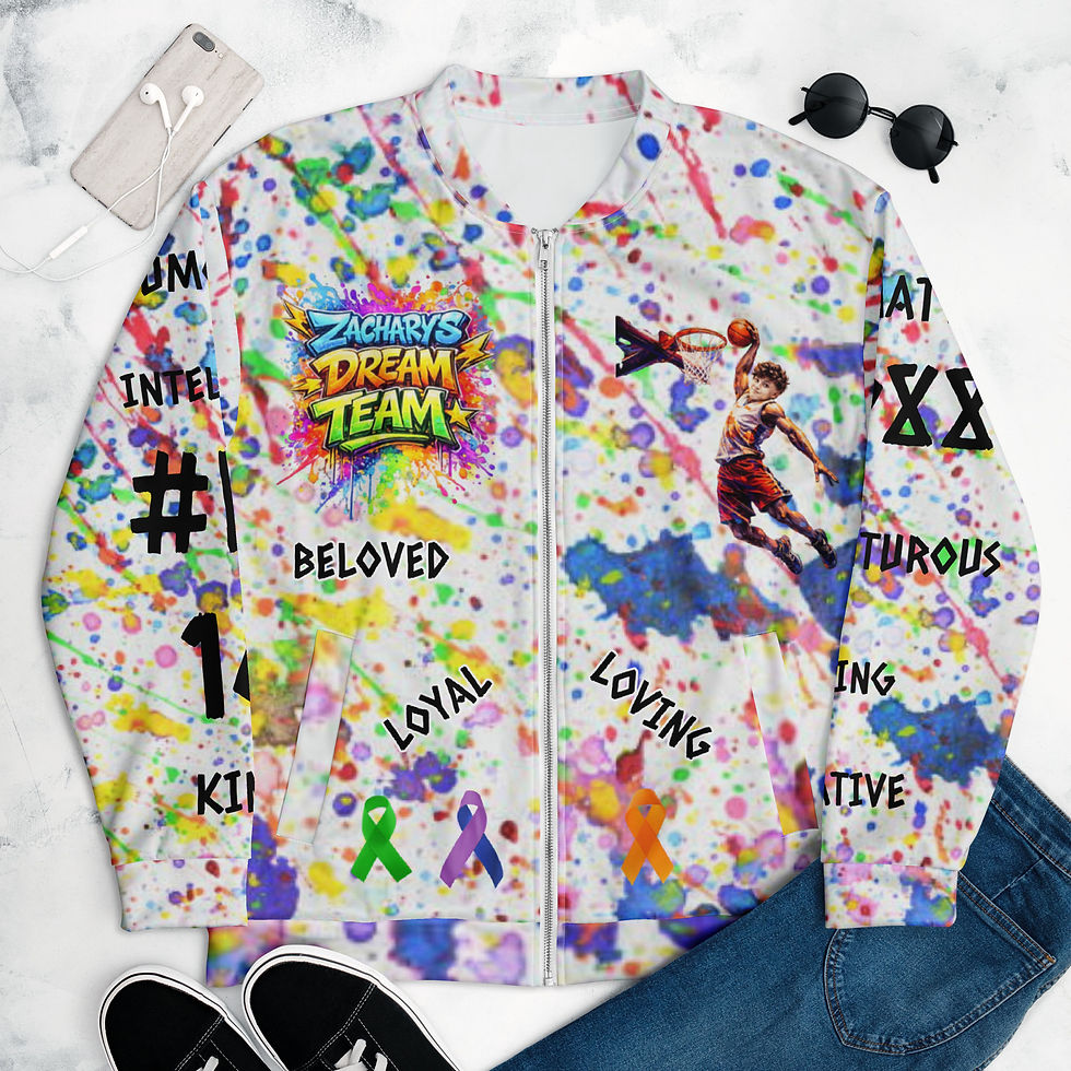 Thumbnail: Zachary's Dream Team 2026 Unisex Bomber Jacket