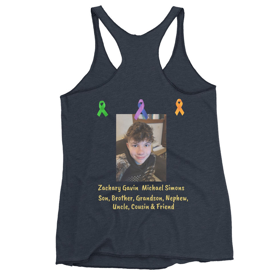 Thumbnail: Zachary's Dream Team 2025 Women's Racerback Tank