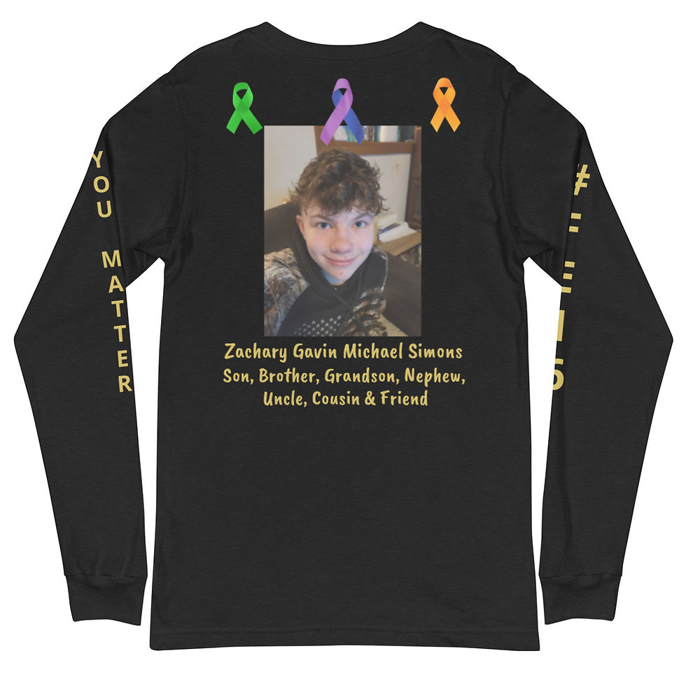 Thumbnail: Zachary's Dream Team 2025 Unisex Long Sleeve Tee