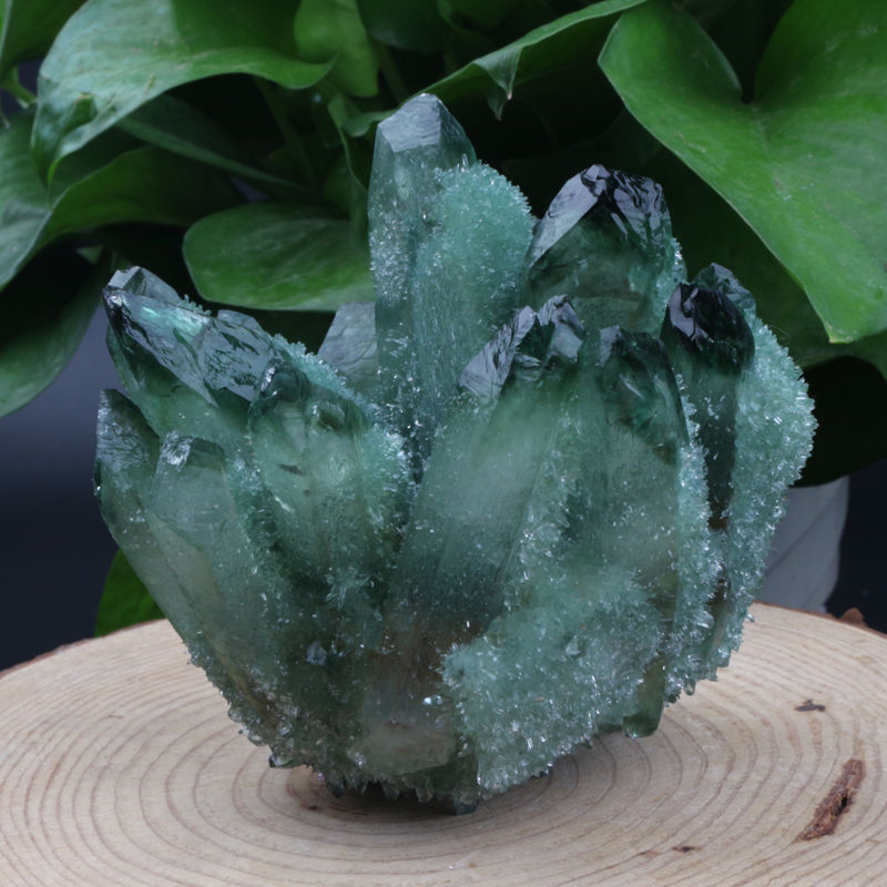 Thumbnail: Natural Crystal Green Phantom Quartz
