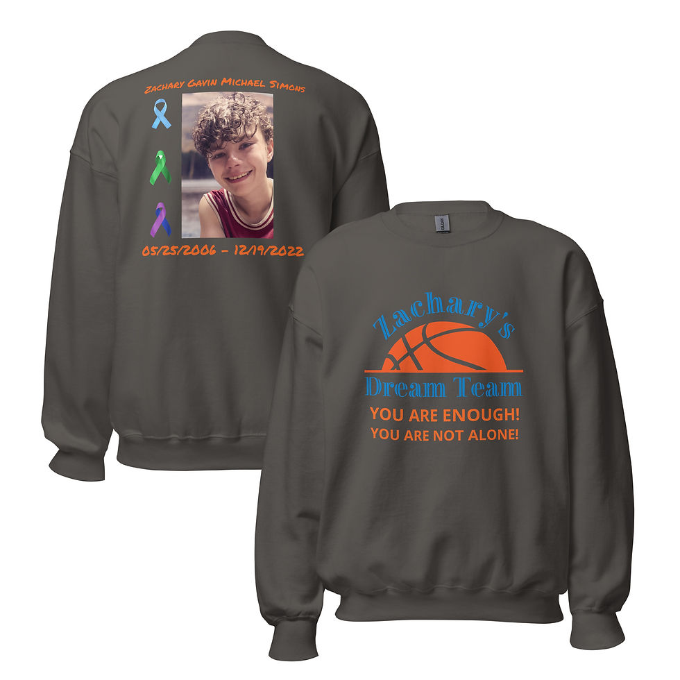 Thumbnail: Zachary's Dream Team 2024 Unisex Sweatshirt